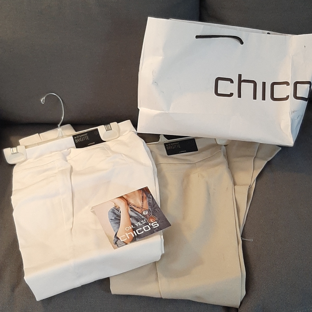 Chico's Brigette cropped pant - never worn